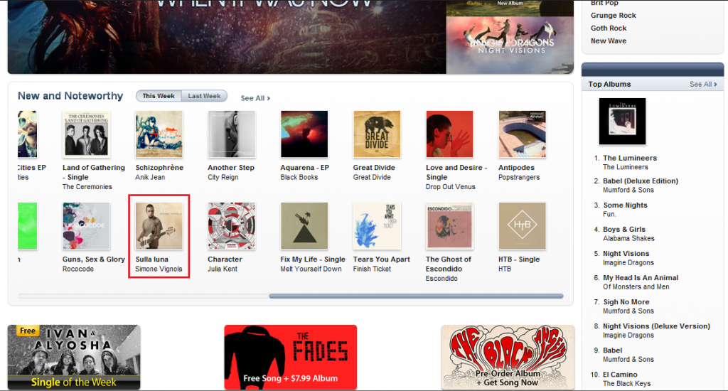 iTunes US Simone Vignola